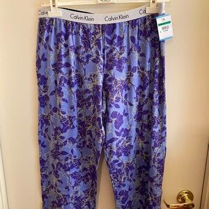Calvin Klein pj pants Blue, Yellow and Gray Fabric